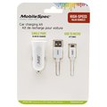 Mobilespec 4ft Micro & 2.1 Amp DC Charger MB20MDCSW